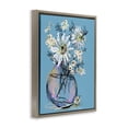 thumbnail image 3 of Stupell Industries Snow Berries And Daisies Brown Framed Floater Canvas Wall Art design by Susan Lugar, 21 x 17, 3 of 9