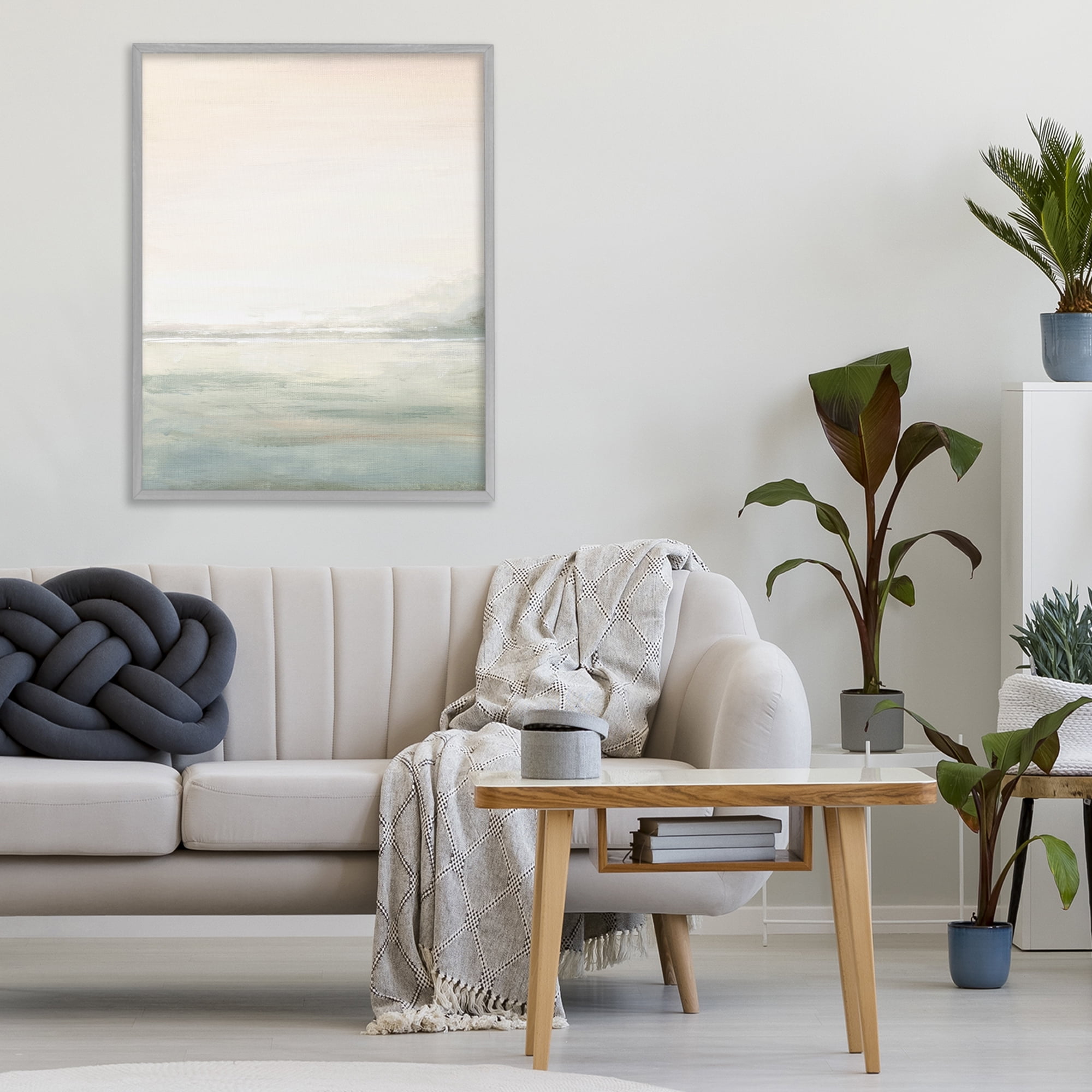 Stupell Industries Light Fog Atmosphere Gray Framed Giclee Art, design by Patricia Pinto