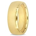 thumbnail image 3 of Everly Men's 14k Yellow Gold Wedding Ring, 3 of 7