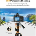 thumbnail image 3 of K&F CONCEPT Video Fluid Head Tripod Head Max Load 11lb/5kg,Silky-Smooth, Stable Tripod Fluid Head for pan and tilt,Arca Swiss-Compatible, FH-03, 3 of 8