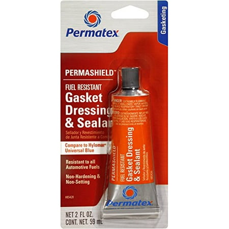 Permatex Gasket Sealant - Permatex 85420 Permashield Fuel Resistant Gasket Dressing & Sealant, 2 Oz Tube