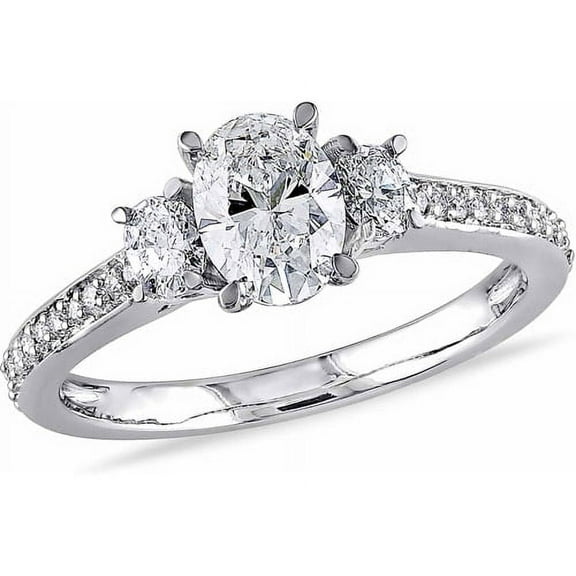 Everly Women's Diamond 14K White Gold Engagement Ring
