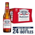 thumbnail image 3 of Budweiser American Lager Beer 24 pack 12 fl oz Glass Bottles 5% ABV, 3 of 8