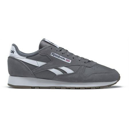 Reebok Classic GV9641 Men's Pure Gray/White Leather Low Top Running Shoes NR296 (11)