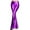 Purple, variant on Women's Plus Size Shiny Metallic Flared Trousers High Waisted Stretchy Wide Leg Bottoms