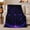 Cosmic Star Chart, variant on Paired Crescent Moons Starburst Constellations and Planet Ring Art, Cozy Flannel Blanket, Home Decor for Women, Bedroom and Lounge, Halloween Gift, Purple Celestial Pattern