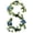 Dark Blue, variant on Lifelike Peony Peony Rose Artificial Garland Realistic Greenery Vine With Mixed Plant Wreath For Home Wall Wedding Decor & Bendable Indoor Outdoor Hanging Decoration