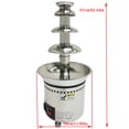 thumbnail image 2 of 4-Tier Electric Chocolate Fountain Tower Chocolate Waterfall Fountain Digital Controll 110V, 2 of 10