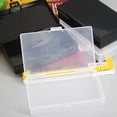 thumbnail image 4 of Organizador de artículos pequeños, estuche para naipes para coleccionables y herramientas, contenedores de almacenamiento de cuentas transparentes con diseño a presión, 8 cajas de contenedores, 4 of 5