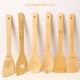 thumbnail image 2 of Cooking Spatula Non-stick Long Handle Bamboo Cooking Shovel With Hanging Hole Design For Home Kitchen, 2 of 5