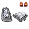 thumbnail image 4 of Feu Arrière Assemblage Frein Lampe, VLAND pour JCW Union Jack Feux Arrière Lentille Claire Remplacement pour R56 R57 2007-2013, 4 of 8