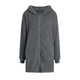 thumbnail image 4 of Sudadera con capucha y manga larga para mujer, informal, con cuello en V y cremallera, para exteriores y chaquetas, 4 of 7