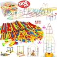 thumbnail image 1 of Juguetes de construcción STEM Straw Constructor Toys Giibro, 1200 piezas, 1 of 6