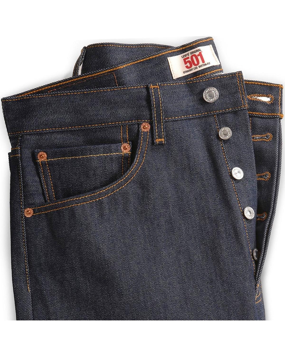 Levis® Strauss 501® Button Fly Original Jeans Shrink-to-Fit ® (00501-0000)  