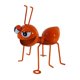 thumbnail image 3 of decoración colge protección contra el óxido hierro exterior interior para porche dormitorio patio naranja, 3 of 8