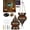 Colorful, variant on DEMMEX DIY Turkish Mosaic Lantern Kit – Beginner-Friendly Tiffany Glass Craft Project for Adults & Teens, Brass Finish, Battery Operated, Convertible Tabletop or Hanging Lantern (Purple)