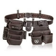 thumbnail image 1 of Lautus Oiled Tanned Rig Tool Belt/Pouch/Bag, Carpenter, Construction, Framers, Handyman, Electrician, 1 of 4
