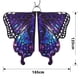 thumbnail image 2 of Disfraz de mariposa para mujer, capa de disfraz de Halloween con capucha, disfraz de alas de mariposa, disfraz de carnaval para mujer con mascarilla, 2 of 6