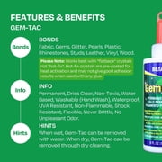 Beacon Gem-Tac Permanent Glue, 12 Pack