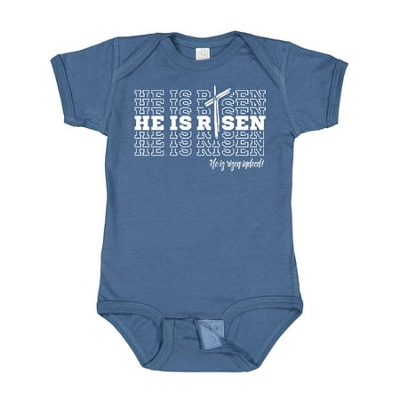 

Inktastic He is Risen Mirror Words Gift Baby Boy or Baby Girl Bodysuit