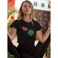 thumbnail image 2 of Watermelon And Slice T-Shirt Women -SPIdeals Designs, Female Medium, 2 of 4