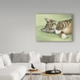 thumbnail image 3 of Trademark Fine Art 'Green Eyes' Canvas Art by Janet Pidoux, 3 of 3