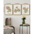 thumbnail image 3 of SHENIFY Abstract Wall Art Decor Colorful Geometric Ring Grid Lines Shapes Drawings Modern Art Decorative Ready To Hang 11x14in3pcs Natural Framed, 3 of 5
