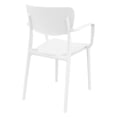 thumbnail image 3 of Compamia Fauteuil de Salle à Manger Intérieur et Extérieur, Blanc, 3 of 7