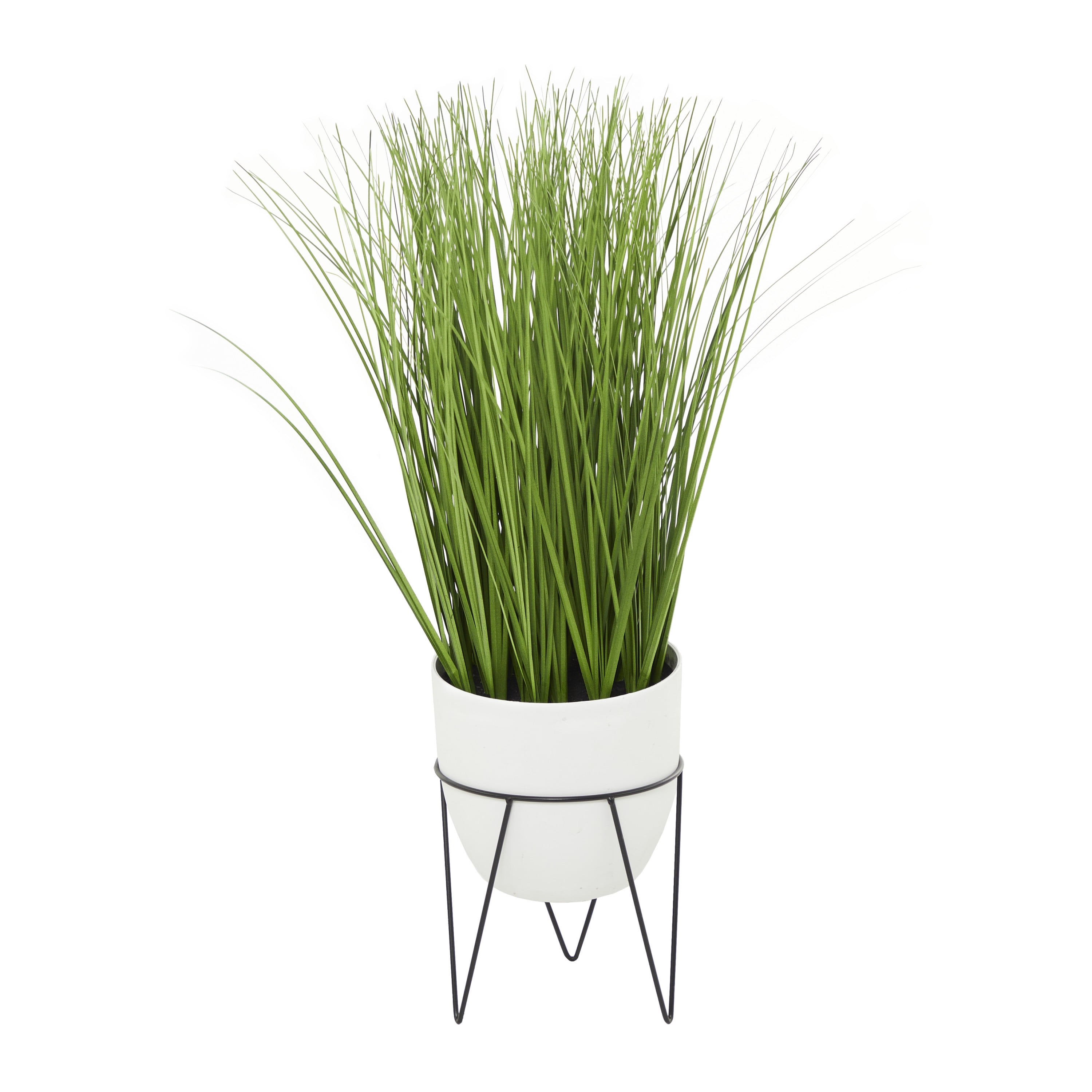 DecMode 25" Tall Artificial Wheatgrass Plant in Realistic Leaves and