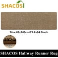 thumbnail image 3 of Findosom 24"x95" Front Door Mat Indoor Runner Rug Welcome Mats for Entryway, Heavy Duty Resist Dirt Doormat, Absorbent Low Profile Porch Patio Entrance Mat, Washable Non Slip Outside Mat, Dog Khaki, 3 of 7