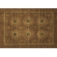thumbnail image 1 of Ahgly Company Indoor Rectangle Abstract Brown Modern Area Rugs, 3' x 5', 1 of 4