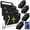 Black, variant on 6-Pack Wide Clear Cruise Luggage Tags