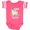 Football Pink and White, variant on St. Patrick's Day Llama Be Irish with Green Shamrocks Boys or Girls Baby Bodysuit