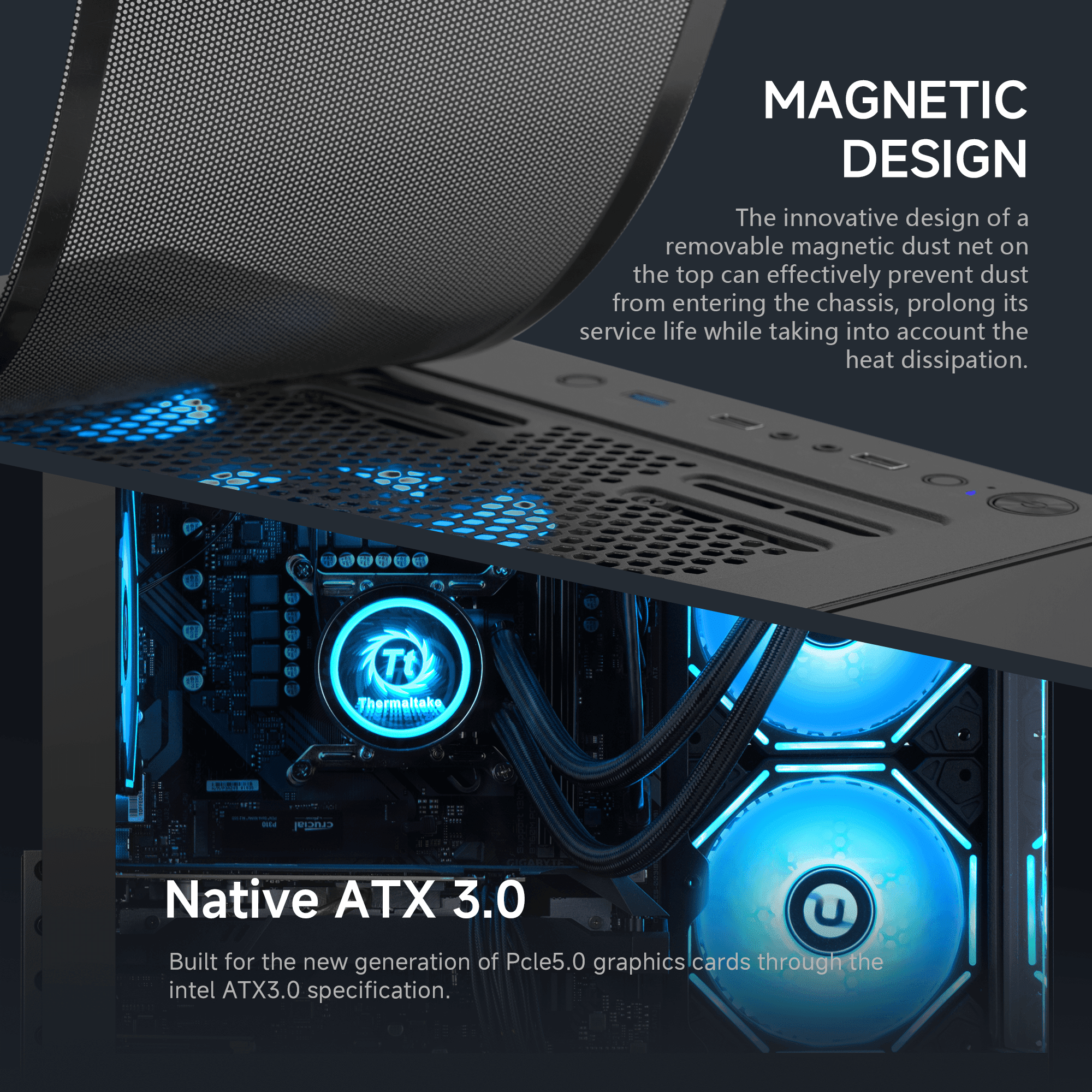 Ningmei Gaming PC AMD R7 7800X3D NVIDIA GeForce RTX 5070 32GB RAM 2TB SSD Windows 11 PC Gaming Black