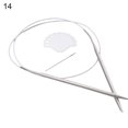thumbnail image 1 of Opolski 2Pcs/Set Knitting Needles Stainless Steel Circular Crochet Hooks Weaving Tools, 1 of 9