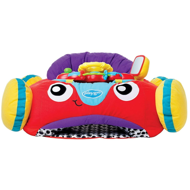 Playgro 0186362 Music and Lights Comfy Car Red for Baby Infant Toddler