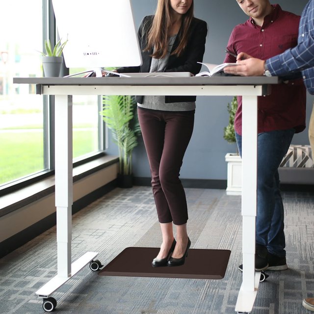 LOVEVER Door Kitchen Rugs Cushioned Kitchen Mats Antifatigue For Floor Nonskid Washable Kitchen Rug Set Water Proof Standing Desk Heavy Duty Comfort Foam Floor