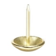 thumbnail image 5 of Unique Bargains 14mm Dia 20mm Height Gold Tone Round Thumb Push Pins Nails Tacks 25 Pack, 5 of 5