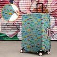thumbnail image 4 of Cartoon Traffic Vehicles Boats Light Blue Pattern Luggage Cover Fashion Suitcase Cover Baggage Covers Fit 25-28 Inch Luggage (Go Travel), 4 of 5