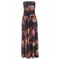 thumbnail image 4 of LASCANA Women's Bandeau Maxi Dress Ruching, 4 of 5