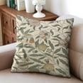 thumbnail image 4 of Pack of 2, 20x20 Inch Chinoiserie Vintage Flower Pillow Covers - Spring-Summer Floral Throw Cushions for Outdoor Decor, Sofa, and Bedroom - A Chic Update for Any Living Space, 4 of 7