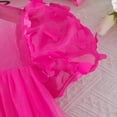 thumbnail image 4 of LOVZFMLL Robe d'Été pour Filles en Bas Âge Robe Princesse Sans Manches + Chapeau, 4 of 9