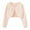 Pink, variant on GYRATEDREAM Toddler Baby Girls Long Sleeve Shrug Knit Cardigan Crop Kids Bolero Dress Sweater Solid Color Shawl Cover Up for 1-8 Years
