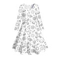 thumbnail image 4 of TJAZFJPA Robe de Pâques Filles Diy Imprimée Robe de Princesse pour Enfants et Filles Robes Filles Taille 8, 4 of 5