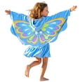 thumbnail image 2 of Grblisyd Girls' Butterfly Swim Cover Up Hooded Terry Zip-Up Bathing Towel Suit Wrap with Pockets for Kids 10-12 Y, 2 of 6
