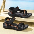 thumbnail image 6 of TOWED22 Boys Water Sandals Kids Open-Toe Adjustable Straps Sport Sandals Child Outdoor Athletic Lightweight(Little Kid/Big Kid)(Orange,4.5), 6 of 9