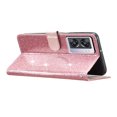 thumbnail image 3 of Compatible avec OnePlus Nord N300 Étui Portefeuille Pailleté avec Poche pour Carte et Couverture Rabattable, 3 of 5