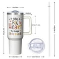 thumbnail image 3 of 1pc Teacher Appreciation Gift 40oz Tumbler with Straw & Handle - Insulated Stainless Steel Cup | Holiday Gift for Man Women (Christmas, Valentine's, Birthday), 3 of 5