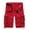 Red, variant on Clearance Sales Men's Casual Shorts Mens Fashion Sports Cotton Multi Pocket Camouflage Casual Short Pants