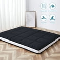 thumbnail image 6 of Slsy Japanese Floor Mattress Futon Mattress, Thicken Tatami Mat, Sleeping Pad Roll Up Mattress, Floor Lounger Bed Folding Couch Bed Mattress Pad, 6 of 14